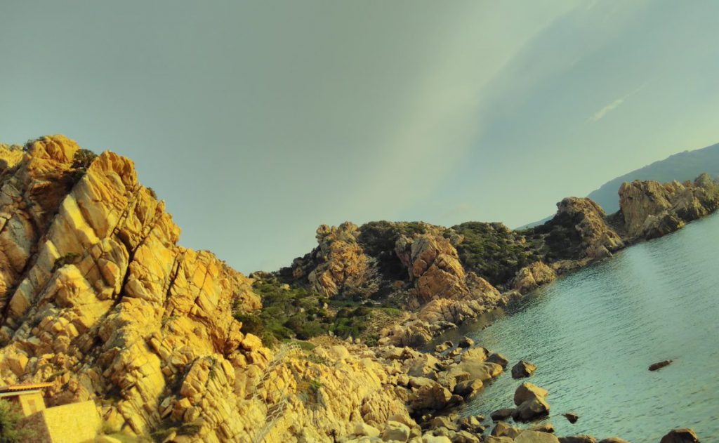Sardinien-Costa Paradiso - Fussweg entlang Granitküste