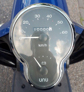 UNU E-Roller mit 10.000km nicht abzugeben